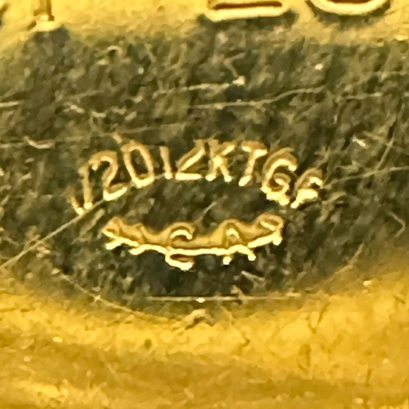 Vtg B&G Denmark Limited Edition 1/20 12KTGF Handpainted Floral Pendant Necklace - Picture 10 of 11